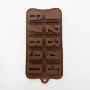 molde de silicon numeros reposteria